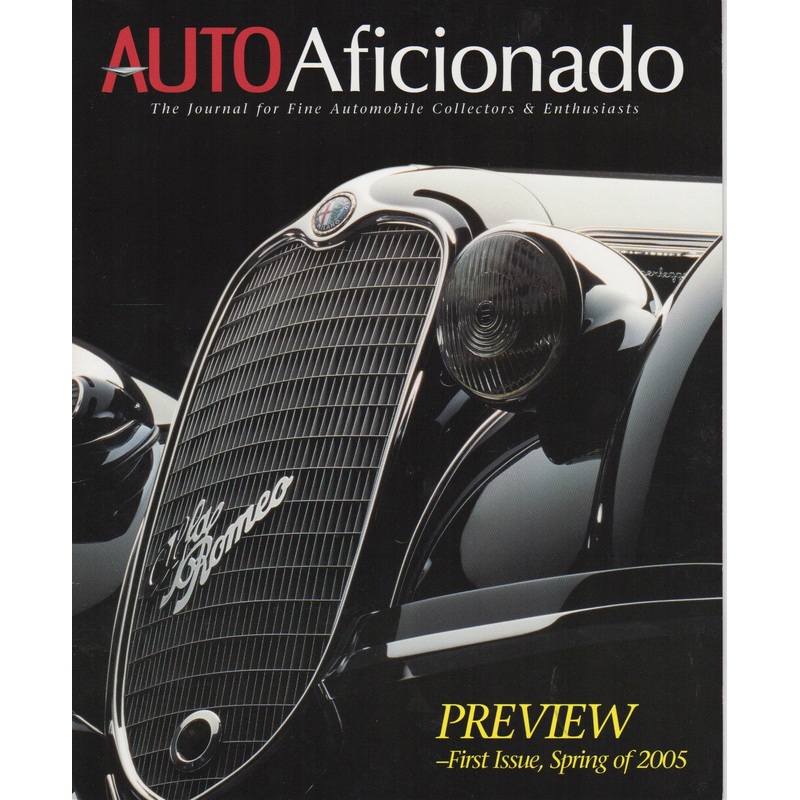 Auto Aficionado Magazine Preview Issue