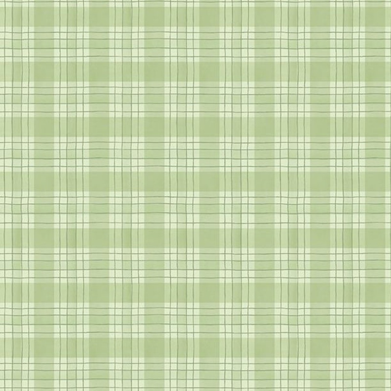 Zest for Life Collection Plaid Cotton Fabric 19159 Green