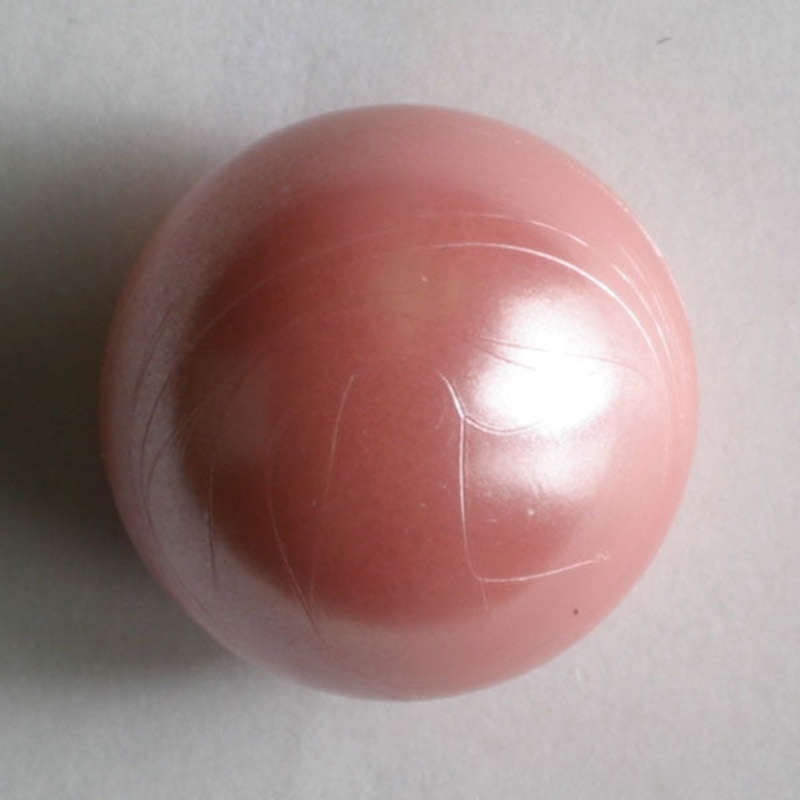 Ball Pearl Imitation Buttons Rose 5/16 Inch