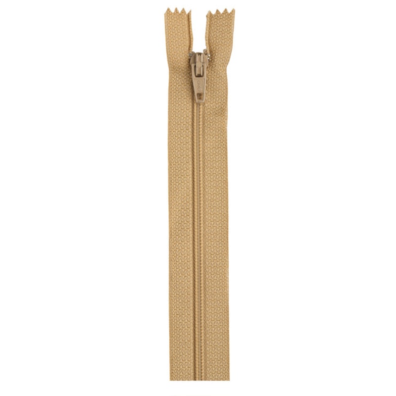 14-inch Polyester Zipper F72-14 Camel