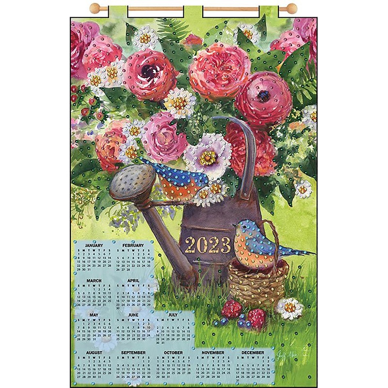Watering Can 2023 Sequin Calendar 4632