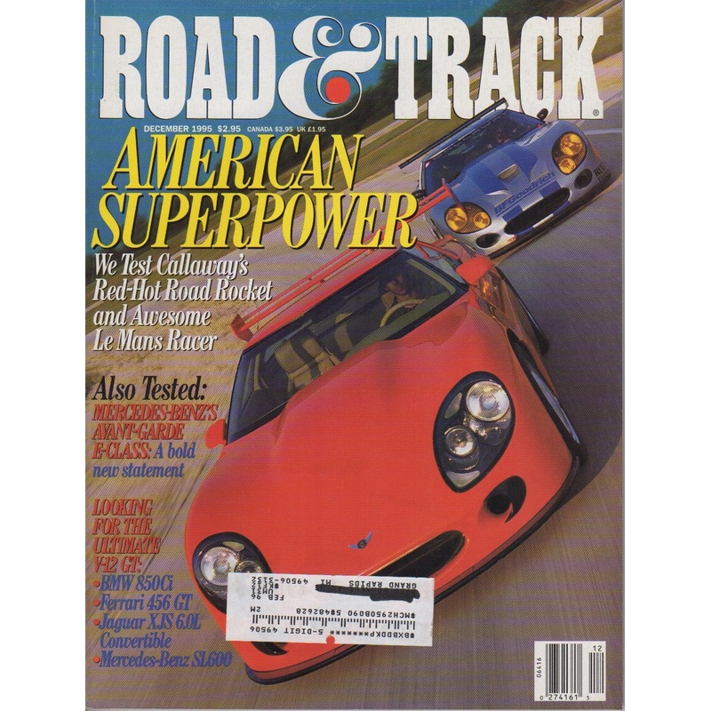 Road & Track Magazine 1995/12