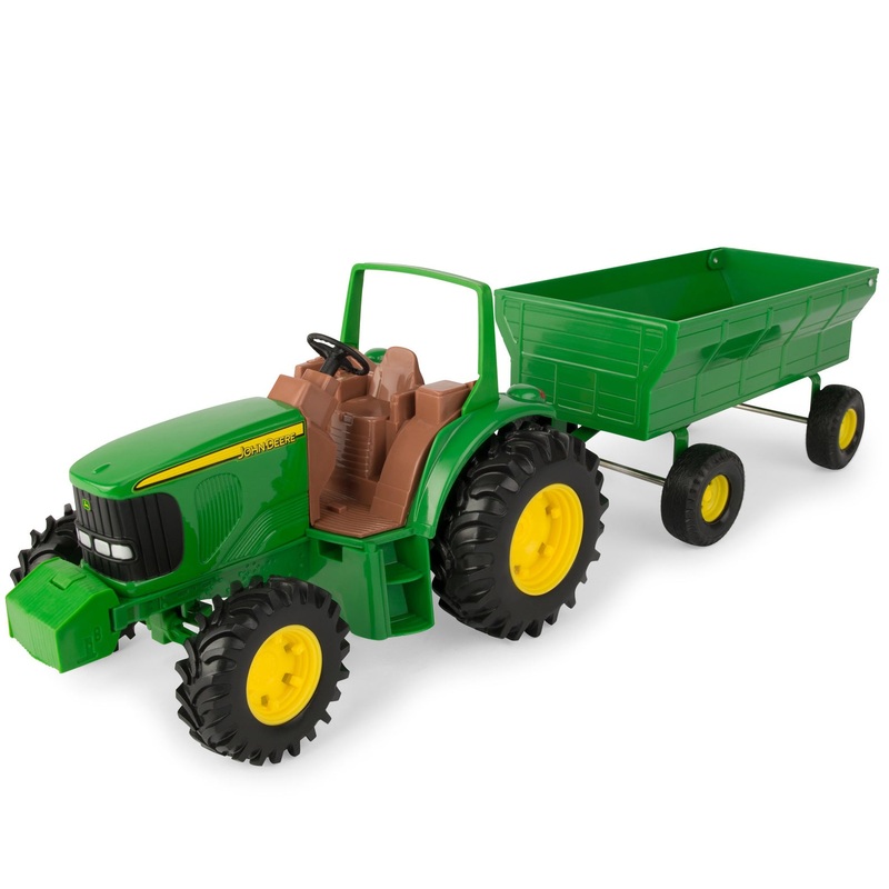 1:16 John Deere Tractor and Wagon 37163