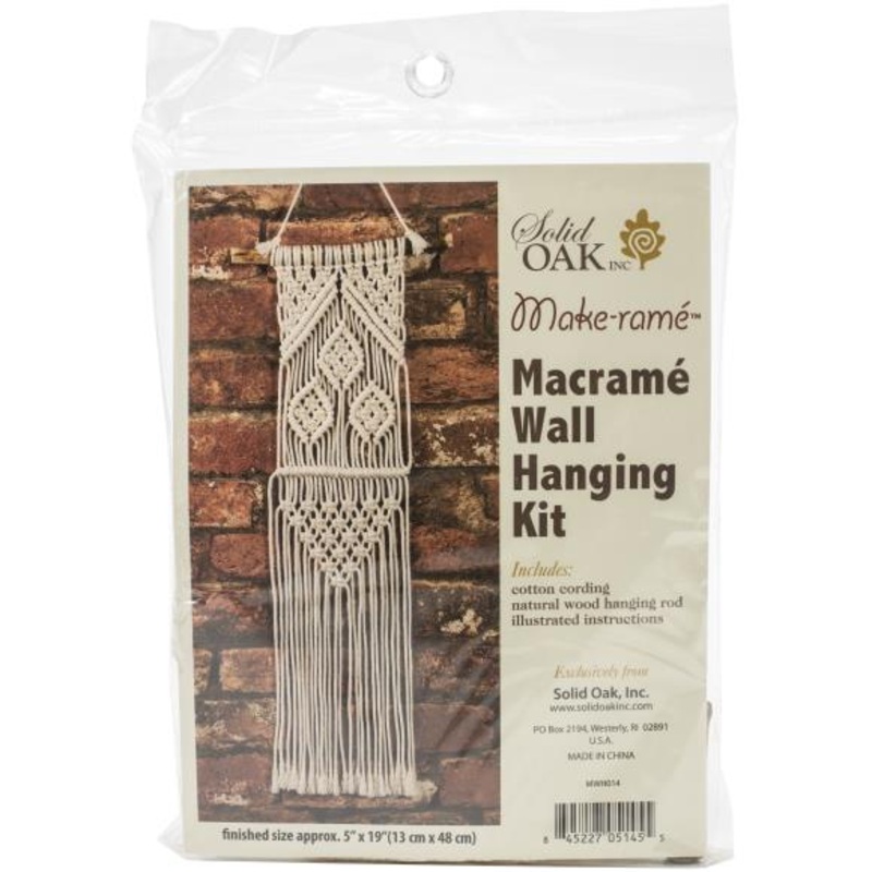 Three Leaves Macrame Wall Hanging Kit MWH014