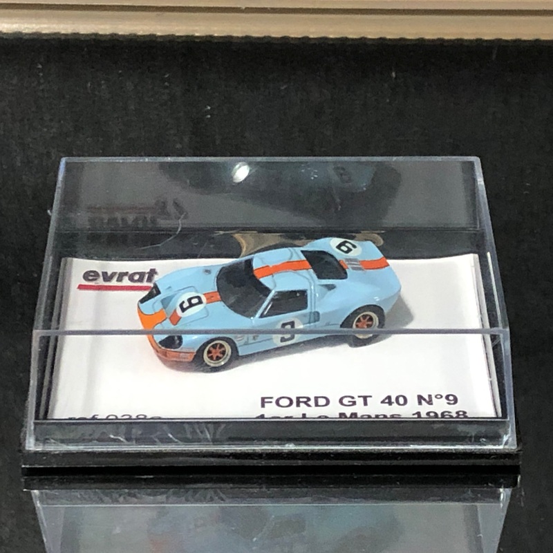 Ford GT 40 1968 Le Mans Winner N 9 by Evrat 1:87 (038a)