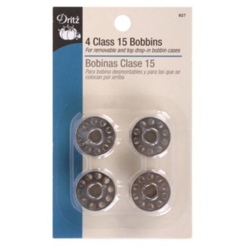 4 Metal Bobbins Class 15 S-927