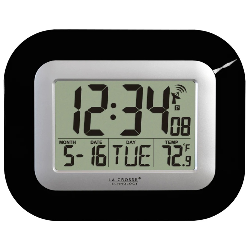Atomic Digital Wall Clock WT-8005U-B