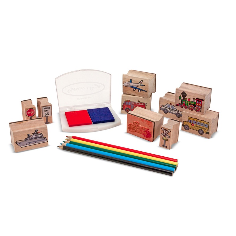 Wooden Stamp Set – Vehicles 2409