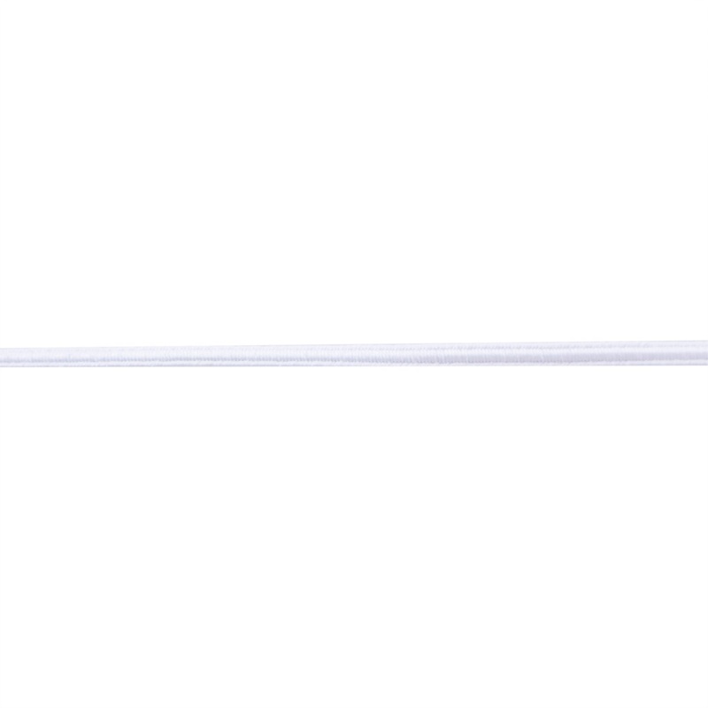 1/8 inch Elastic Shoelaces L9247 White 1 pair 27 inches each