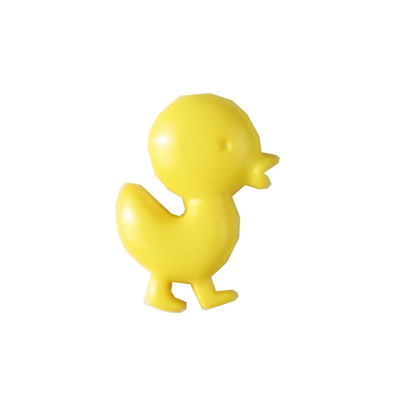 Yellow Duckling Button DB-1574