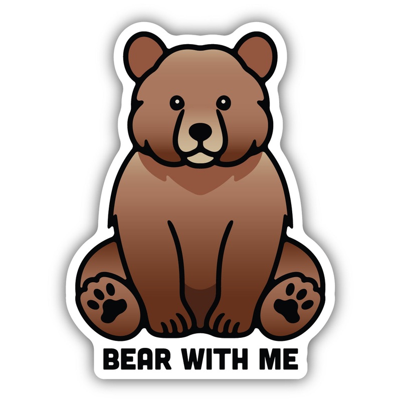 Bear With Me Sticker 2977-LSTK