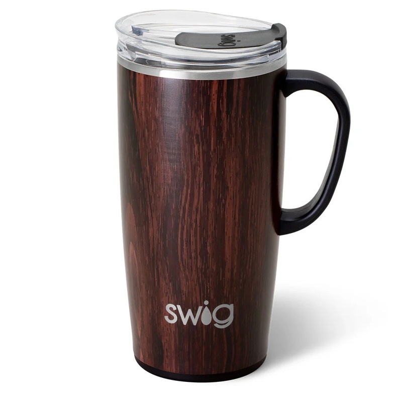 Wooden Barrel Travel Mug 22 oz