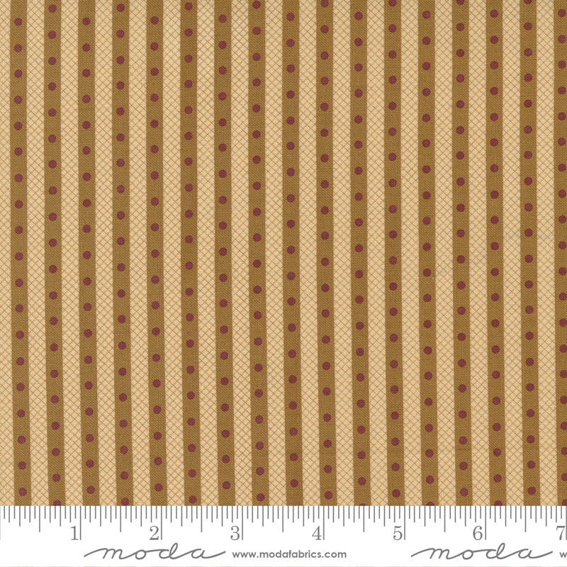 Adamstown Collection Dotted Stripe Cotton Fabric 38134 Gold