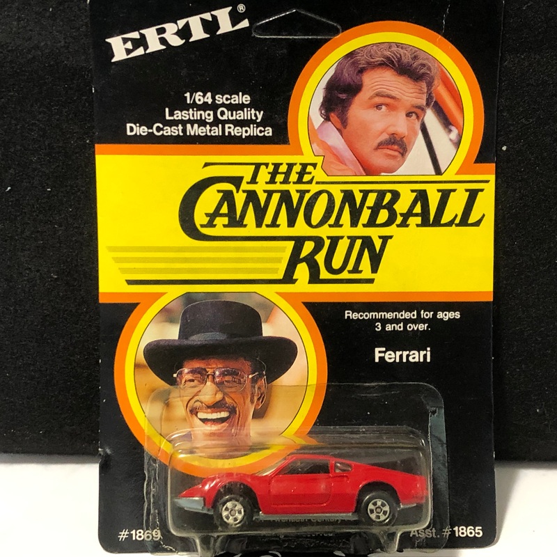 Ferrari 246 GT Red Cannonball Run by Ertl 1:64 (1869)