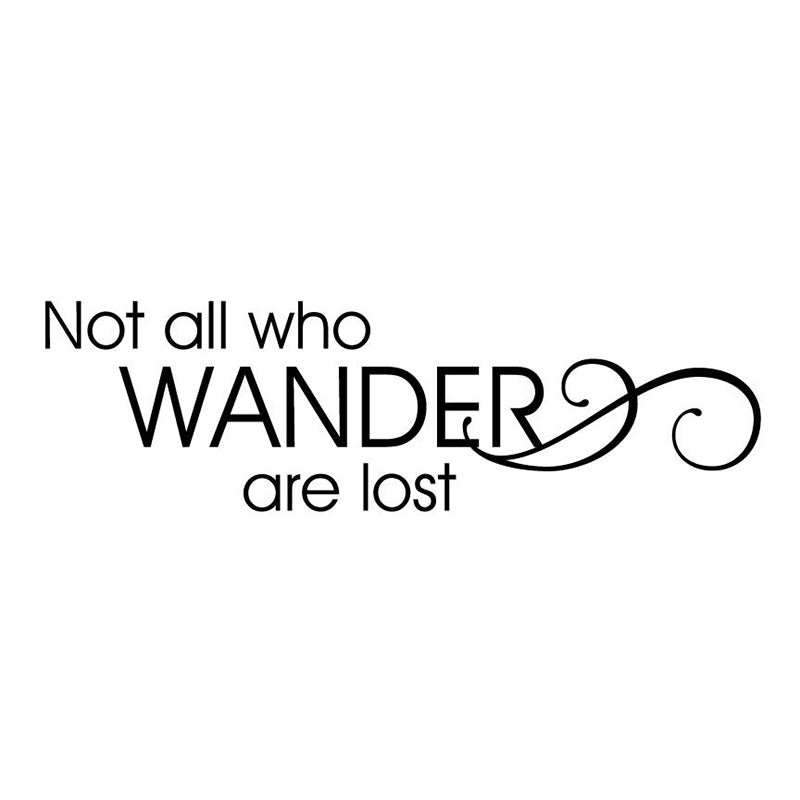 Wander Vinyl Wall Decal 6019 8 x 28 inches