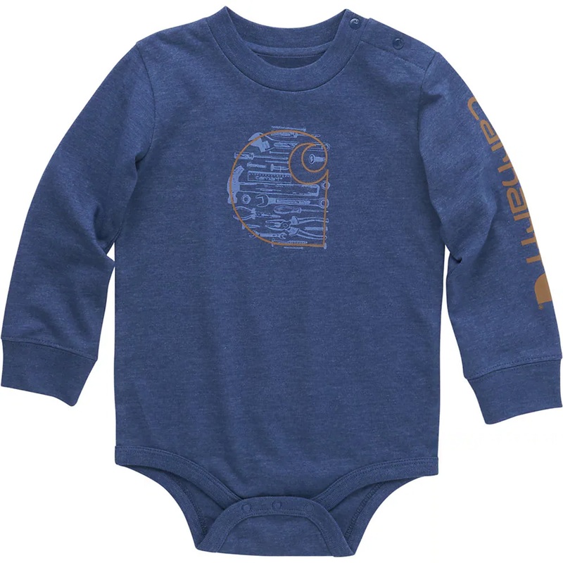 Baby Boys’ Long-Sleeve Tool Bodysuit CA6561 3 Months