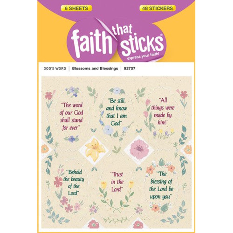 Blossoms and Blessings Stickers 92707
