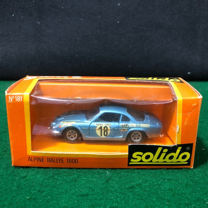 Alpine Renault Rallye 1600 Blue N 18 by Solido 1:43 (181)