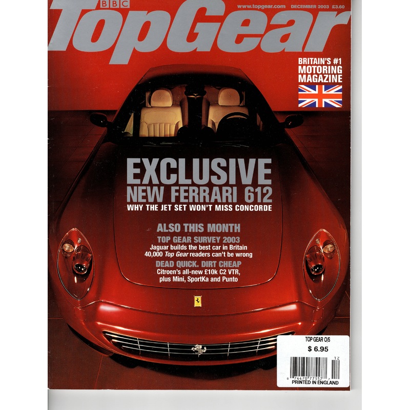 Top Gear BBC Magazine 2003/12