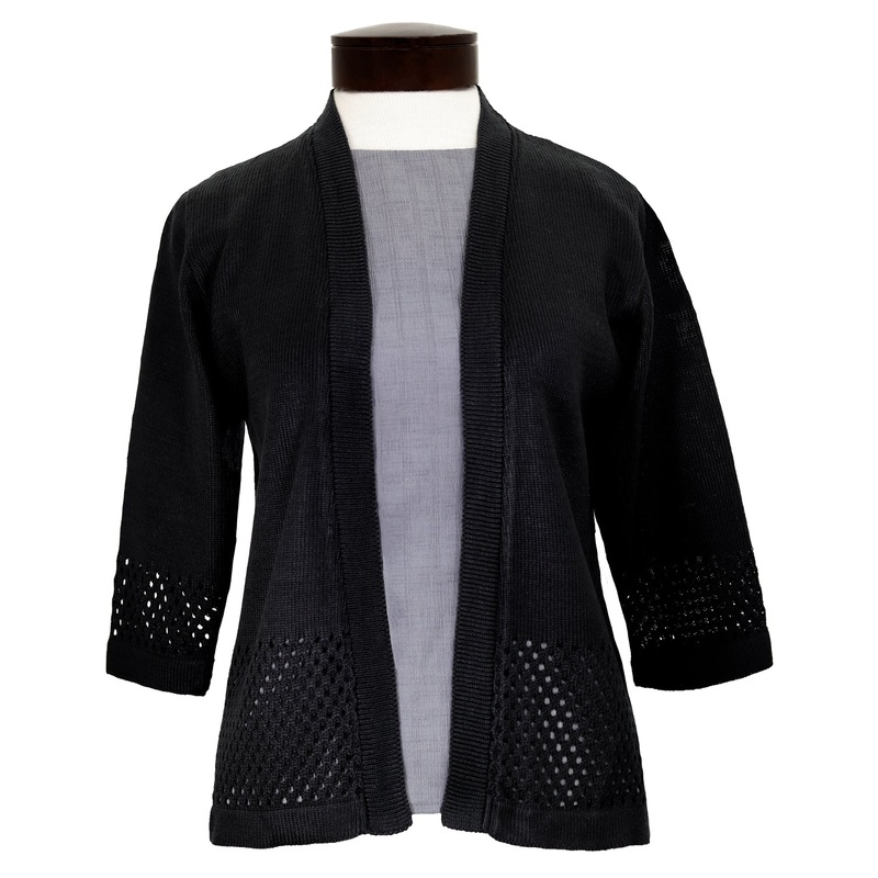 Women’s Shrug Sweater TC-61 Black Small