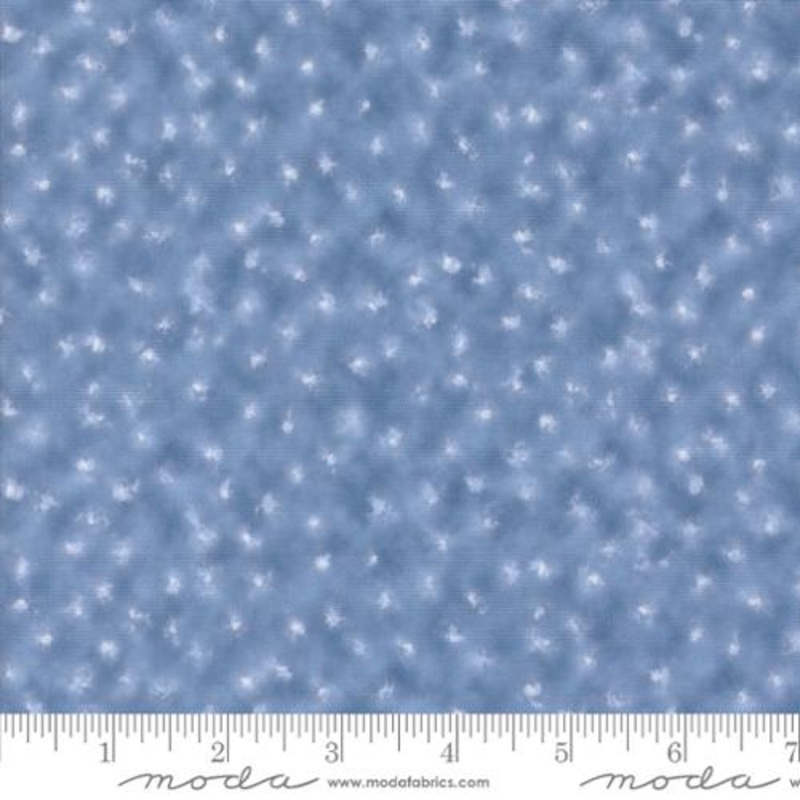Winter Chill Collection Starry Night Cotton Fabric 48107 Light Blue