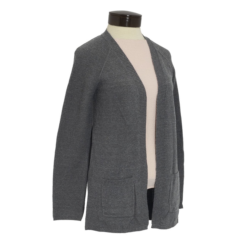 Women’s Pocket Cardigan 9910 Charcoal Small