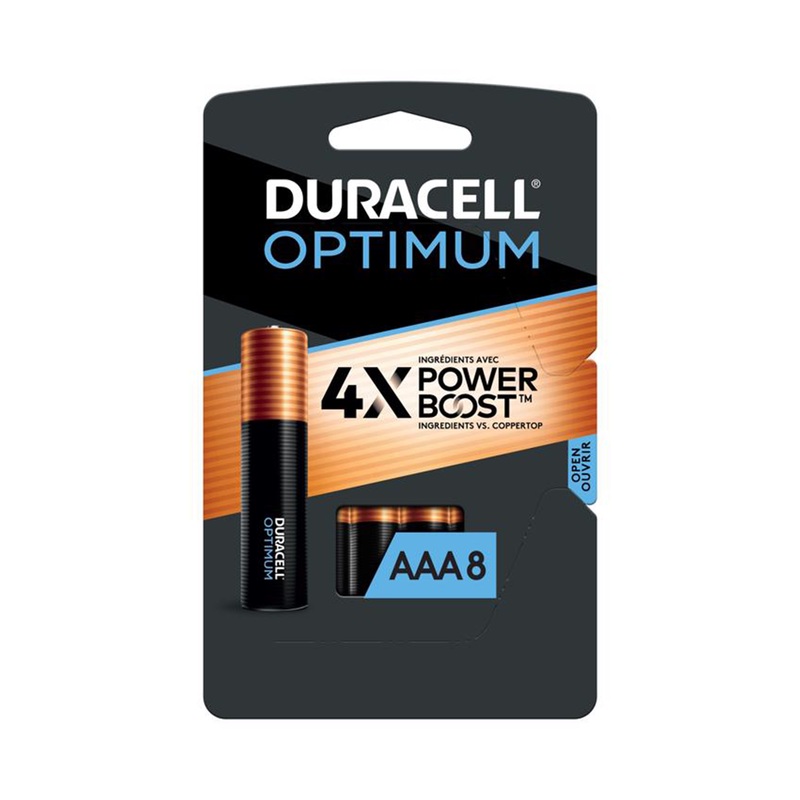 Optimum AAA Alkaline Batteries 032 8 Pack