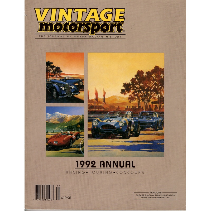 Vintage Motorsport 1992 Annual