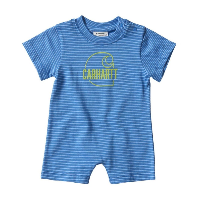 Baby Boy Logo Stripe Romper CM8700 3MO