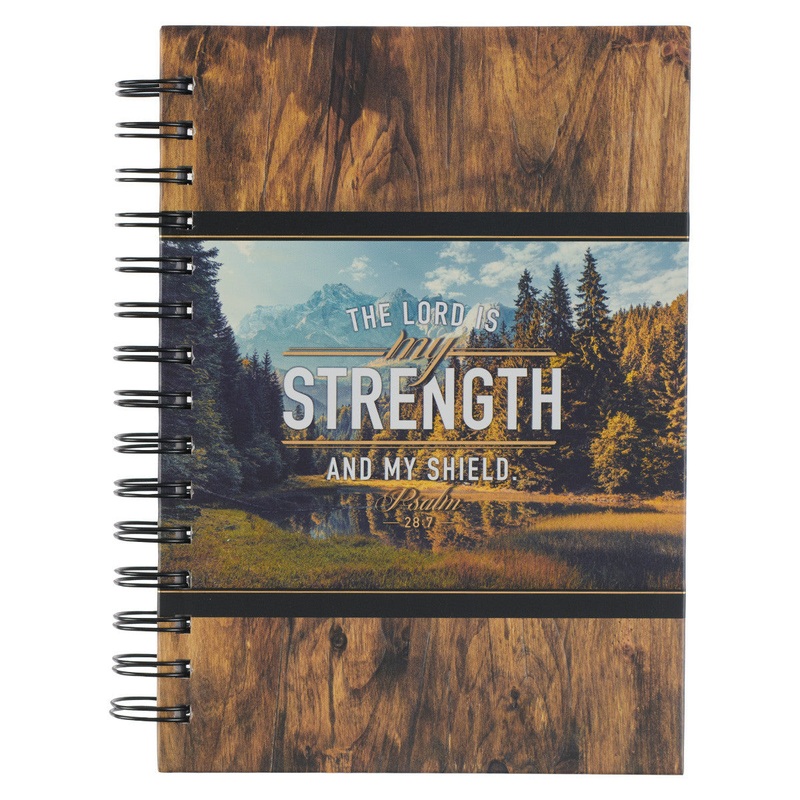 The Lord is My Strength Wirebound Journal JLW136