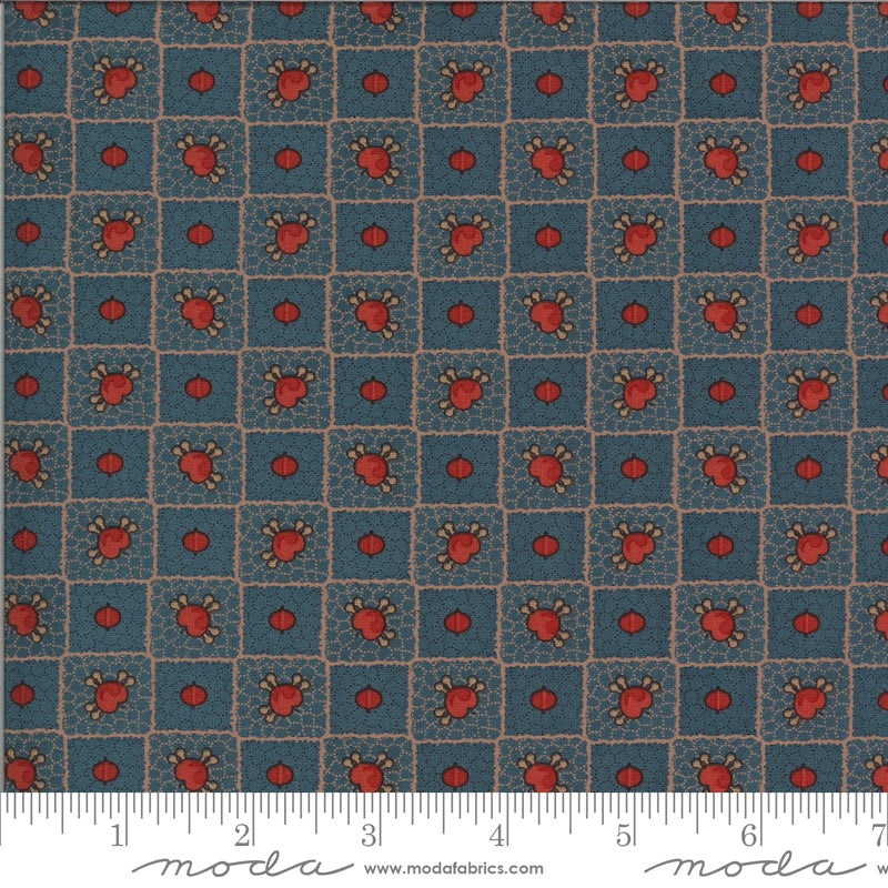Yesterday Fabric 38105 Medium Blue