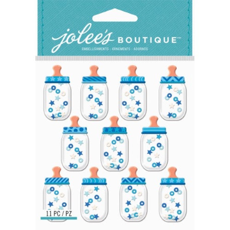 Baby Boy Bottles Shaker Stickers E50-21932