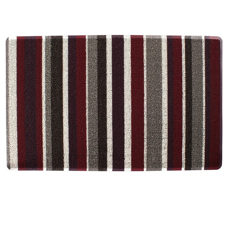Tufted Door Mat No Slip Red
