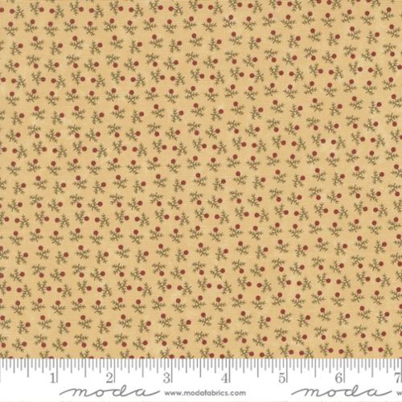 Wheatland Collection Milk Thistle Cotton Fabric 9795 Tan
