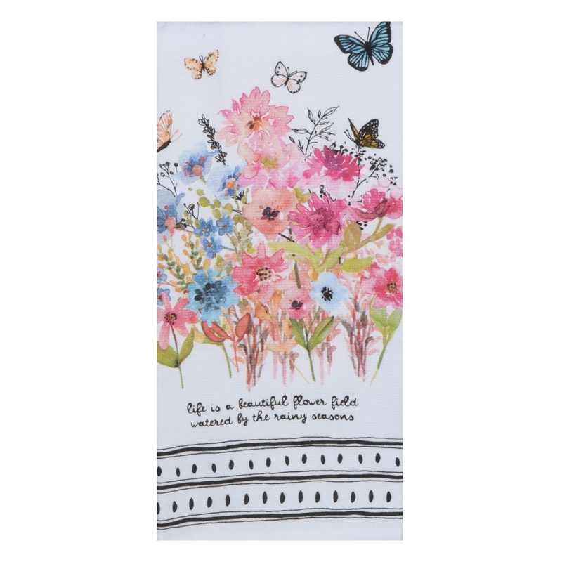 Wrapped In Grace Flower Field Dual Purpose Terry Towel R7260
