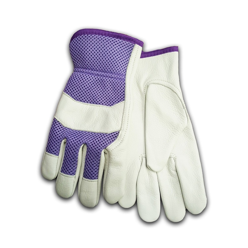 Women’s Cowhide Mesh Back Gloves 211W Medium