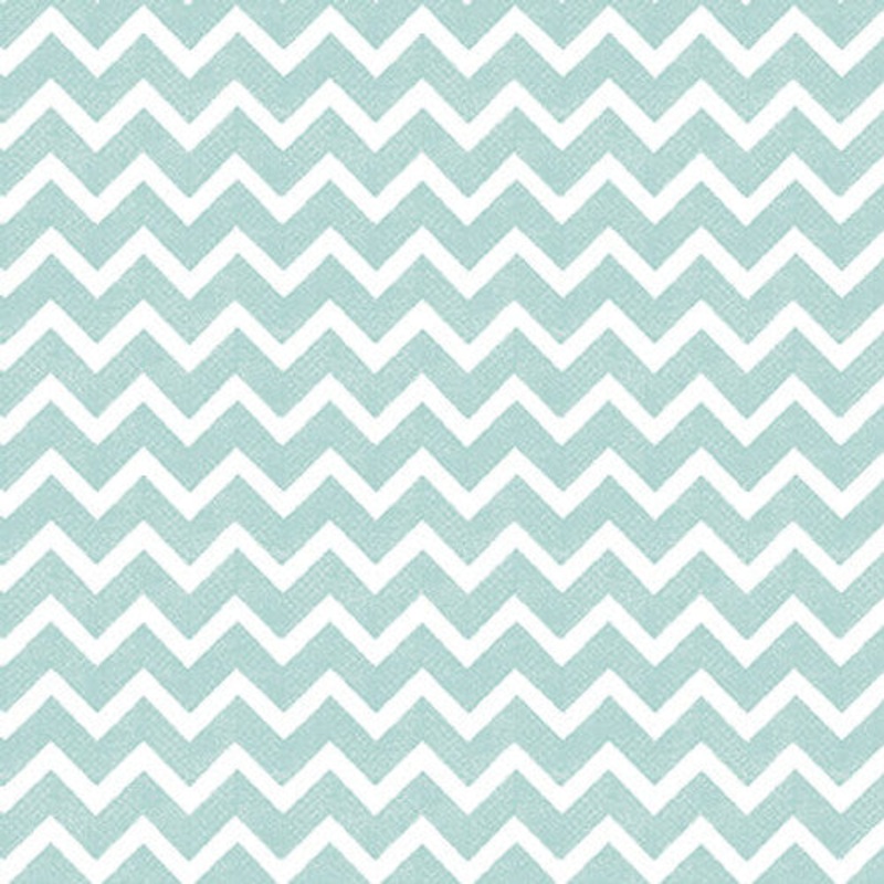 At The Zoo Collection Zig Zag Cotton Fabric 6610-70 Blue