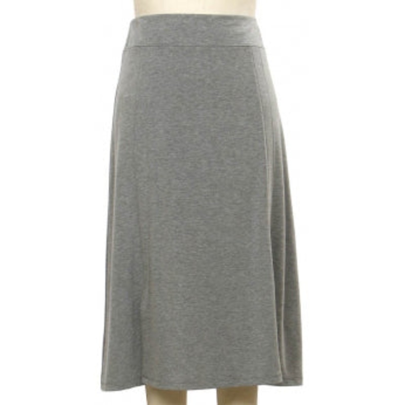 Women’s Solid Skirt 2402 Charcoal Small