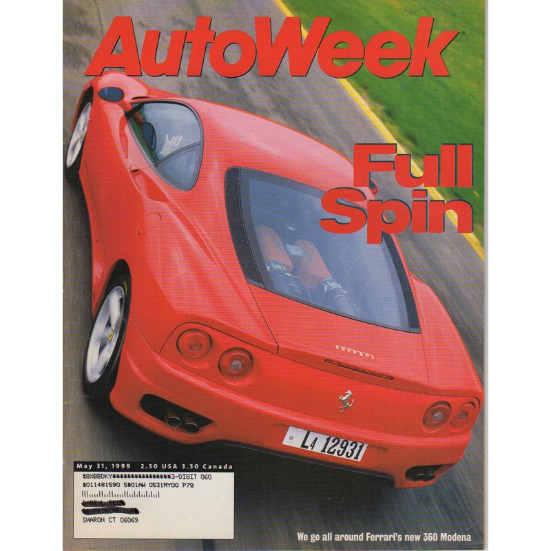 AutoWeek Magazine 1999/05/31