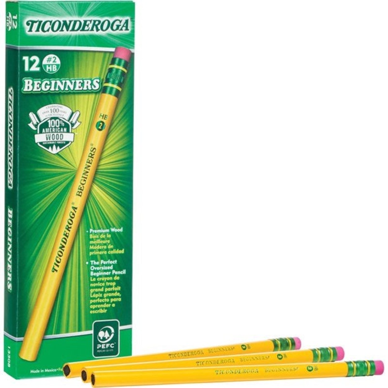 Ticonderoga 12-Pack #2 Beginners Pencils 1388-2