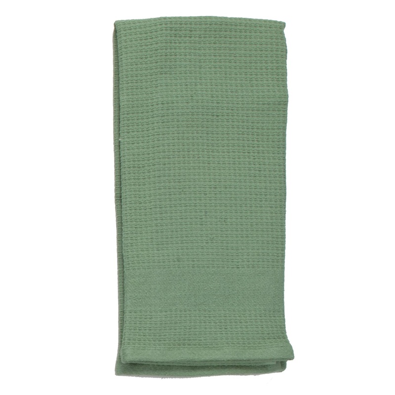 Waffle Terry Kitchen Towel R69 Green