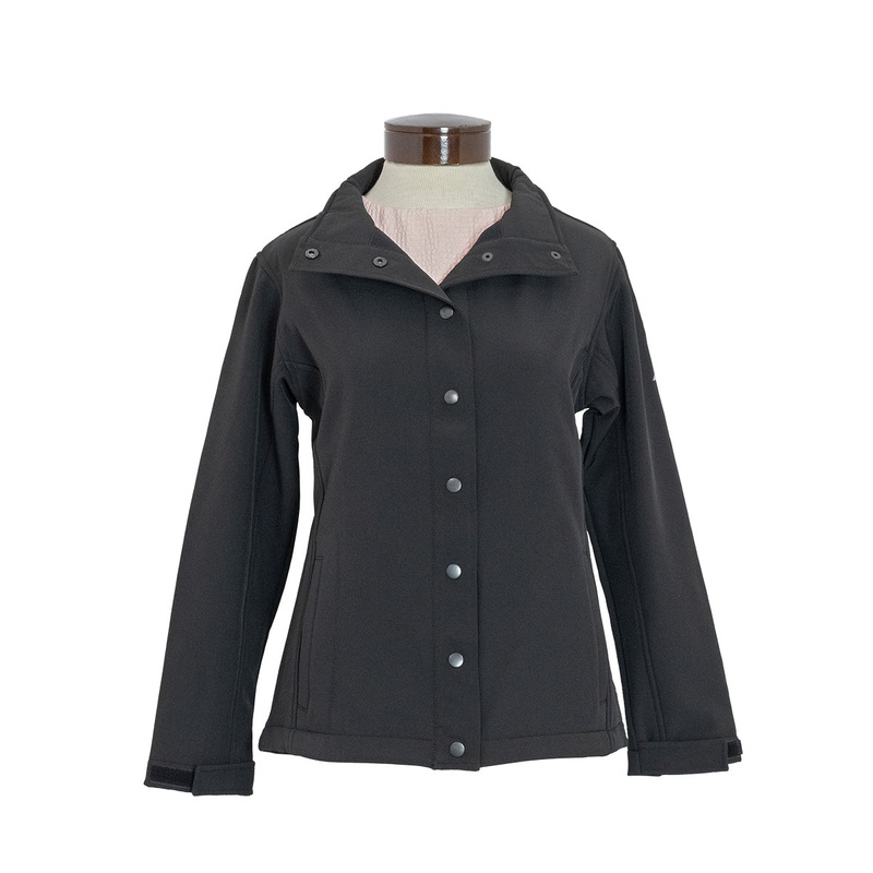 Women’s Soft Shell Water Resistant Snap-Front Jacket WM1812 Small