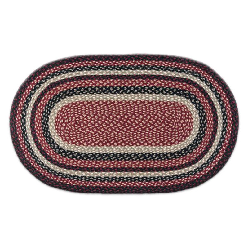 Braided Oval Rug C-344 20 x 30 inches