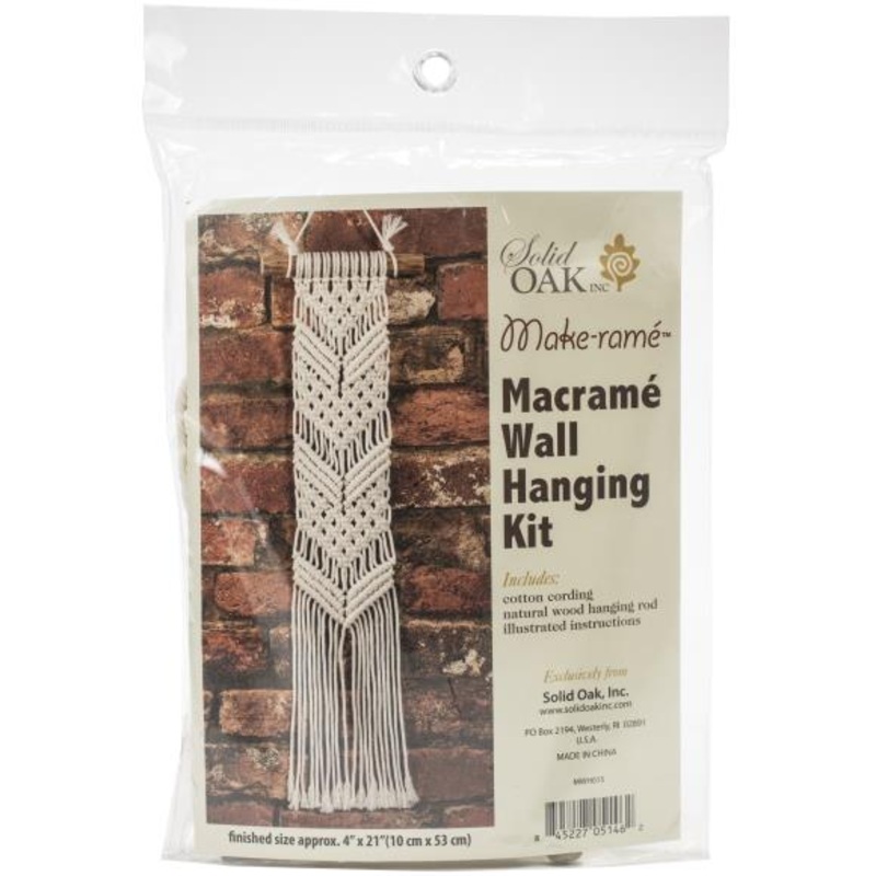 Chevrons Macrame Wall Hanging Kit MWH015