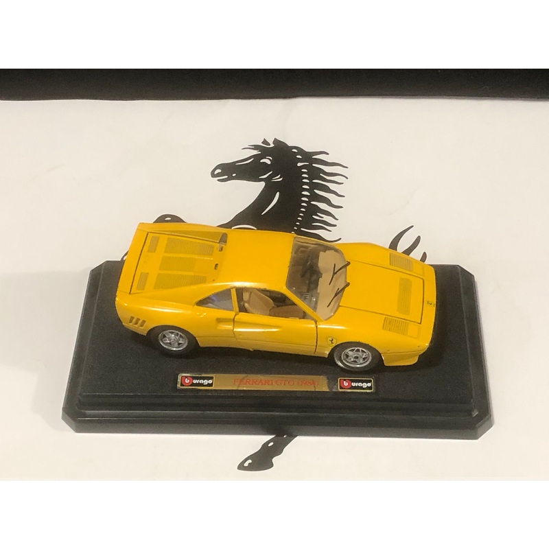 Ferrari 288 GTO Yellow by BBurago 1:24 (0192)(No box)