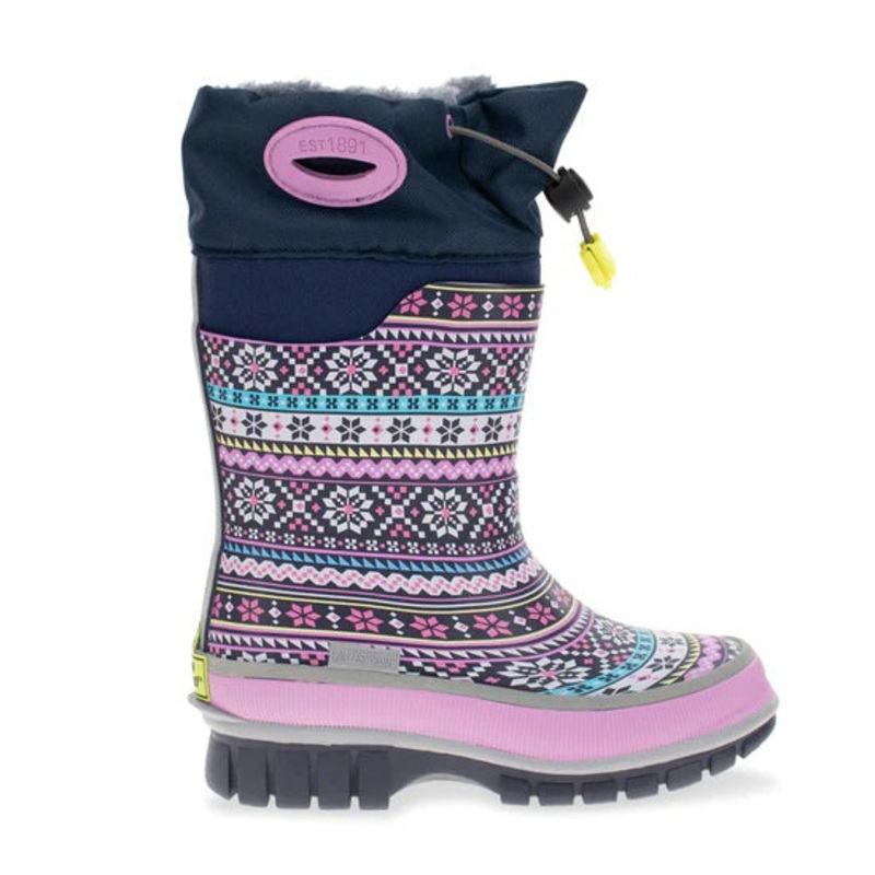 Youth Fair Isle Neoprene Snow Boots 24104417B Children’s 8