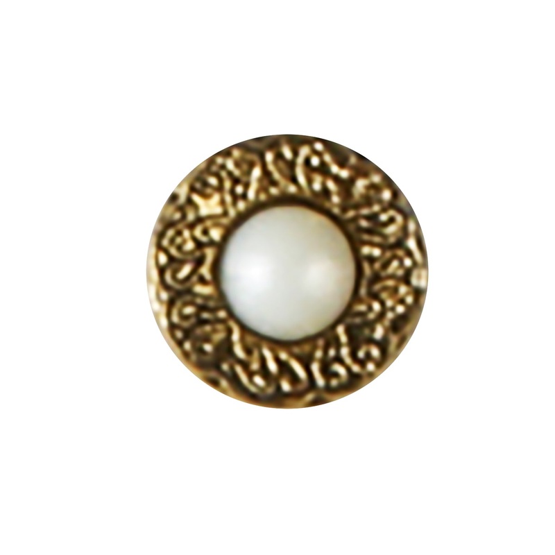 Antique Gold Pearl Buttons DB-0211