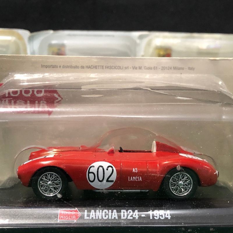 Lancia D24 1954 1000 Miglia N 602 by Hechette 1:43 (1000M)