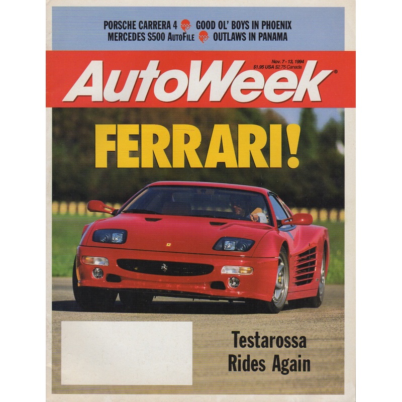 AutoWeek Magazine 1994/11/07