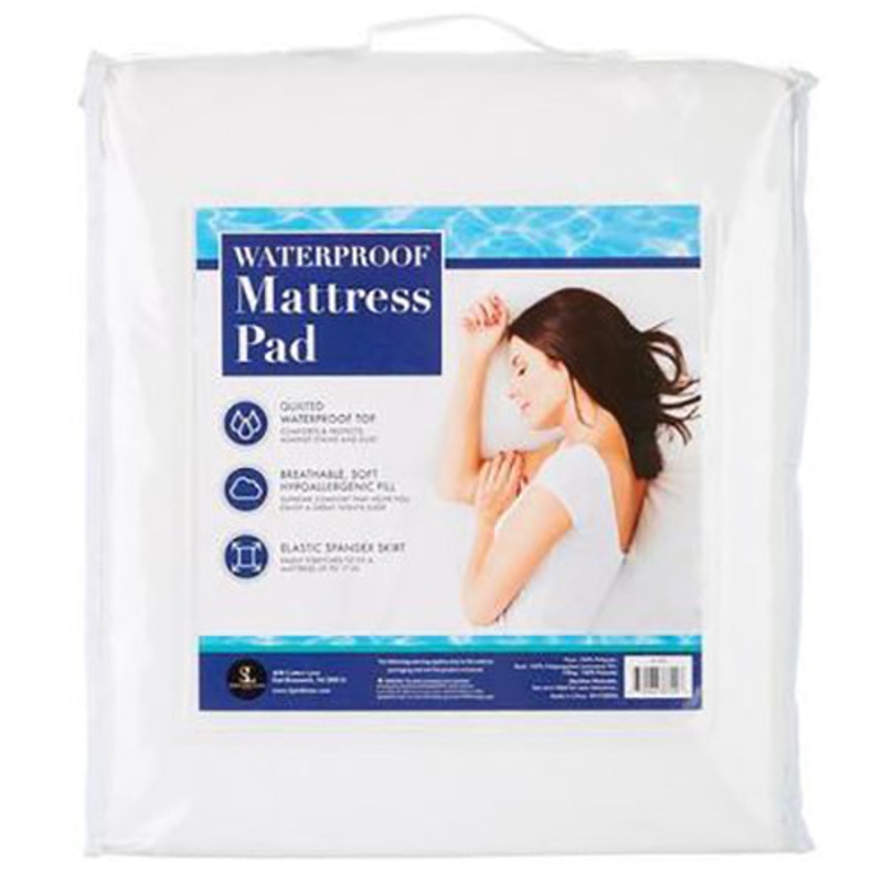 Waterproof Microfiber Quilted Mattress Pad Twin